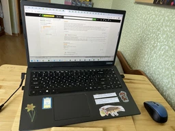 Бамбуковый столик для ноутбука UFT T13 New с держателем для планшета и двойной столешницей Brown (UFTT13new) фото от покупателей 1