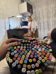 Набор маркеров для рисования SKETCHMARKER 120шт двухсторонние