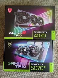 Видеокарта MSI GeForce RTX 5070 Ti 16G GAMING TRIO OC фото от покупателей 3