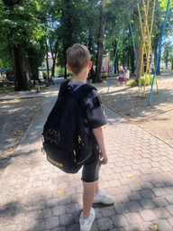 Рюкзак школьный Kite teens DC Comics Batman DC24-2575M (LED) 42x29x18 см черный