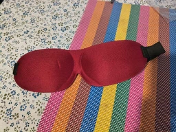 Светонепроницаемая 3D маска для сна со специальными выпуклостями для глаз и носа, Розовая