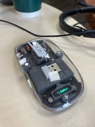 Беспроводная Bluetooth мышь Gelius Aura GP-WM001 Бесшумная, Transparent-Grey фото от покупателей 2