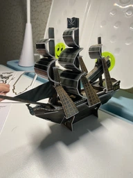Трехмерная головоломка-конструктор CubicFun Корабль Месть Королевы Анны серия мини (S3031h) (6944588230319)
