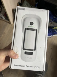 Датчик движения уличный с возможностью установки на высоте Ajax MotionCam Outdoor HighMount, PhOD, Jeweler, беспроводной Белый (000049965)