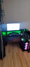 Геймерский компьютерный стол "STALKER - PRO", чёрный, игровой. фото от покупателей 1