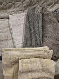 Набор турецких махровых полотенец Cestepe MicroCotton Premium 3 штуки 50x90 + 3 штуки 70х140 Eva 2 плотность 600 г/м2