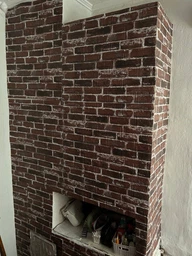 3D панель самоклеящаяся под кирпич екатеринославский 770х700х3 мм коричневый