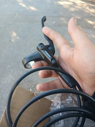 Тормоз гидравлический дисковый Shimano MT200 передний (левая ручка BL-MT200, калипер, гидролиния 800мм) OEM