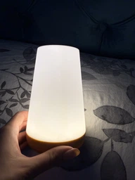 Аккумуляторный ночник с USB зарядкой LED RGB лампа в спальню Villa Volance с пультом, смена 13 цветов, регулировка яркости белая + желтая фото от покупателей 15
