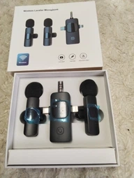 Мікрофон петличний петличка для комп'ютера телефона Monty 3 в 1 безпровідний bluetooth для ноутбука стрімів подкастів звукозапису маленький професійний