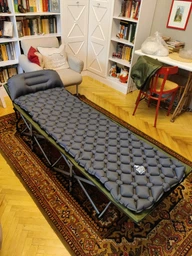 Надувной туристический коврик каремат с подушкой Eagle Rock 40DNylon TPU 188х58х6 см Серый (NAD00312) фото от покупателей 2