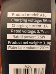Портативный ирригатор для полости рта Oral Irrigator, беспроводной с USB-зарядкой, 3 режима, 4 насадки, 200 мл, Черный фото от покупателей 1