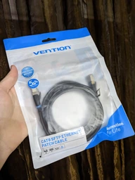 Патч-корд Vention CAT8 SSTP Ethernet 0.5 м Black (IKABD) фото від покупців 1