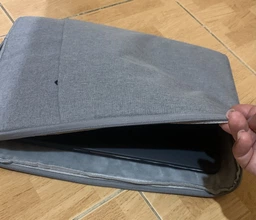 Чехол-сумка с ручкой для ноутбука Asus | HP | Dell | Lenovo| Acer 15.6" / 16" / 17" с сумочкой для зарядки, мышки и телефона Чёрный фото от покупателей 5