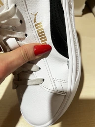 Женские кеды низкие Puma Smash Platform v3 39075802 38.5 (5.5UK) 24.5 см Puma Black-Puma White-Puma Gold (4065452544331) фото от покупателей 10