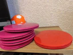 Фітнес-диски для ковзання SCOUT сині 2 шт Gliding Discs (ковзні тарілки для глайдінгу, ковзні диски, слайдери) SCTGD-Bl