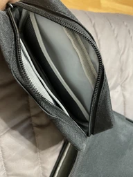 Чехол-сумка с ручкой для ноутбука Asus | HP | Dell | Lenovo| Acer 15.6" / 16" / 17" с сумочкой для зарядки, мышки и телефона Чёрный фото от покупателей 4