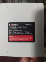 Зарядне Soshine Chocolate для 1-4 акумуляторів Li-ion 1.5в від USB фото от покупателей 2