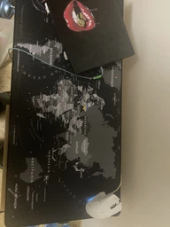 Ігрова поверхня карта світу RZTK Map 900 x 400 x 4 мм
