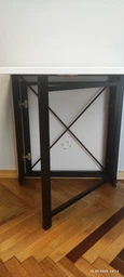 Стол-книжка трансформер Орион 2 Ferrum-decor 750x1520x730 Черный металл ДСП Дуб Сонома 16 мм (ORI204) фото от покупателей 7