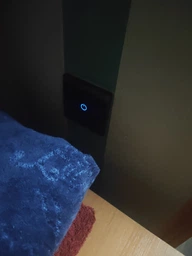 Wi-Fi Вимикач світла на одну клавішу (чорний)