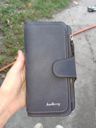 Жіночий гаманець для грошей Baellerry Синій джинс фото від покупців 1