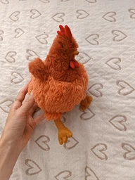 Мягкая игрушка курица Jeycat Hen мультяшная кукла-петух, 23 см, Velice