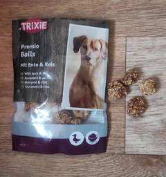 Промо набор лакомств Trixie PREMIO Rice Duck Balls для собак 80 г 1 шт + PREMIO Duckies для собак 100 г 1 шт + PREMIO Duckinos для собак с уткой 80 г 1 шт (2700000031117) фото от покупателей 1