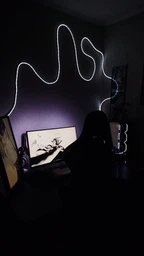 Светодиодная LED лента-шланг (неон) RGB-IC USB 5 м с управлением через Bluetooth, пульт ДУ фото от покупателей 19