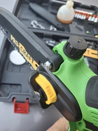Пила цепная аккумуляторная Procraft PKA32Li (две шины, две цепи) с аккумулятором, зарядным устройством + кейс фото от покупателей 10