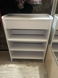 Полка для обуви Furnigraid ОП2 белая 80х60х25