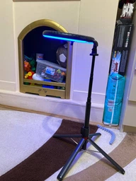 Комплект блогера бездротовий RZTK Aura Light Pro (кільцева RGB LED лампа 26 см 12 В / акумулятор 1200 мАгод / штатив 2.3 м Alum / пульт / USB Type-C) фото від покупців 3