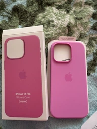 Чохол силіконовий OEM Silicone Case with MagSafe для iPhone 16 Pro Denim фото від покупців 4
