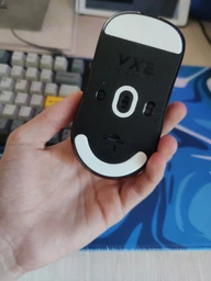 Игровая Мышь VGN VXE R1 SE+ Белая, Беспроводная 2.4G/Bluetooth/Кабель. Сенсор PAW3395 SE. 18000DPI фото от покупателей 16
