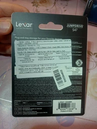 Флеш память USB Lexar JumpDrive S47 128GB USB 3.1 Black (LJDS47-128ABBK) фото от покупателей 8