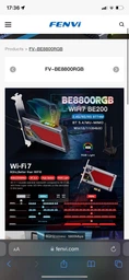 Беспроводной адаптер Fenvi FV-BE8800RGB Wi-Fi 7, Bluetooth 5.4 Gaming Tri Band 2.4G/5G/6GHz фото от покупателей 1