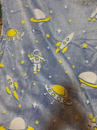 Светящийся теплый и нежный плед для детей и подростков 100x150&nbsp;Magic Blanket Серый (100Х150MBPLDC15) FG22