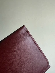 Компактный кошелек удобного формата из натуральной кожи ST Leather bg230fash77 Бордовый
