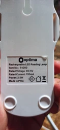 Настільна лампа з акумулятором OPTIMA 2,5W 150lm 4000K 1200mAh USB 5V фото від покупців 17