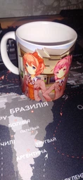 Кружка CupKit "Doki Doki Literature Club! / Літературний клуб Докі Докі" №1 330мл біла