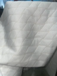 Непромокаючий наматрацник "НаМатрац" аквастоп Comfort Diamond (ромб) з тканинним бортом і резинкою по периметру 80*190*25 фото от покупателей 4