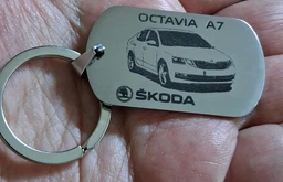 Автомобільний брелок Skoda Oсtavia A5 в кузові універсал (макет 516) фото від покупців 1