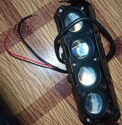 LED фара с четкой световой границей 40W сверхяркая мото-фара 10W х 4 комбо-луч