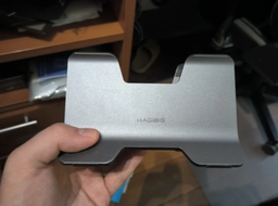 Подставка для ноутбука вертикальная, универсальная Hagibis Vertical Gravity Laptop Stand ABS
