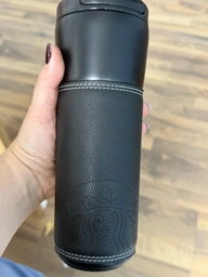 Термокружка для кофе чая термос Kayfovo с надписью Starbucks из нержавеющей стали термостакан туристическая чашка с крышкойBlack tm67s фото от покупателей 2