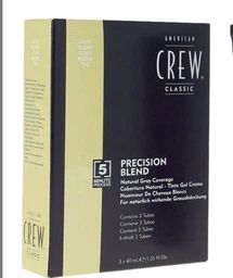 Система маскировки седины American Crew Precision Blend Medium Ash уровень 5-6 3 x 40 мл (738678248331) фото от покупателей 1