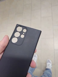 Чехол Fiji Full Soft Premium для Samsung Galaxy S23 Ultra (S918) противоударный бампер с микрофиброй Black