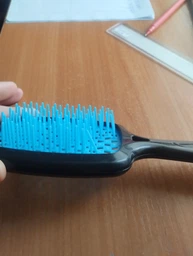Расческа для волос Super Hair Brush Желтая с зеленым фото от покупателей 7