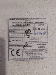 Ванна акриловая Helmken Marbella Lux 180x80 см (1F828118P4) комплект 3 в 1: правосторонняя ванна, ножки, Белая фронтальная панель фото от покупателей 2