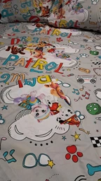 Комплект постільної білизни Mirson Полуторне 143 x 210 см Kids Time 17-0667 Щенячий патруль Бязь (2200010143706)